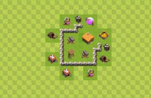 Clash Of Clans Beginner Layout