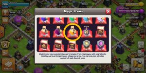 How to use super potion in coc