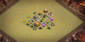 Town hall level 3 base Layout 1
