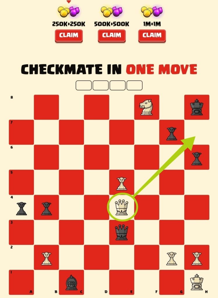 clash of clans chess puzzle solve 1.2